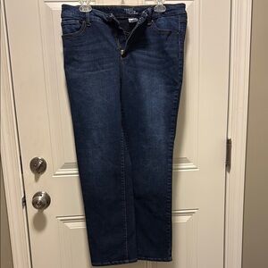 Time and Tru Dark Blue Straight Jeans